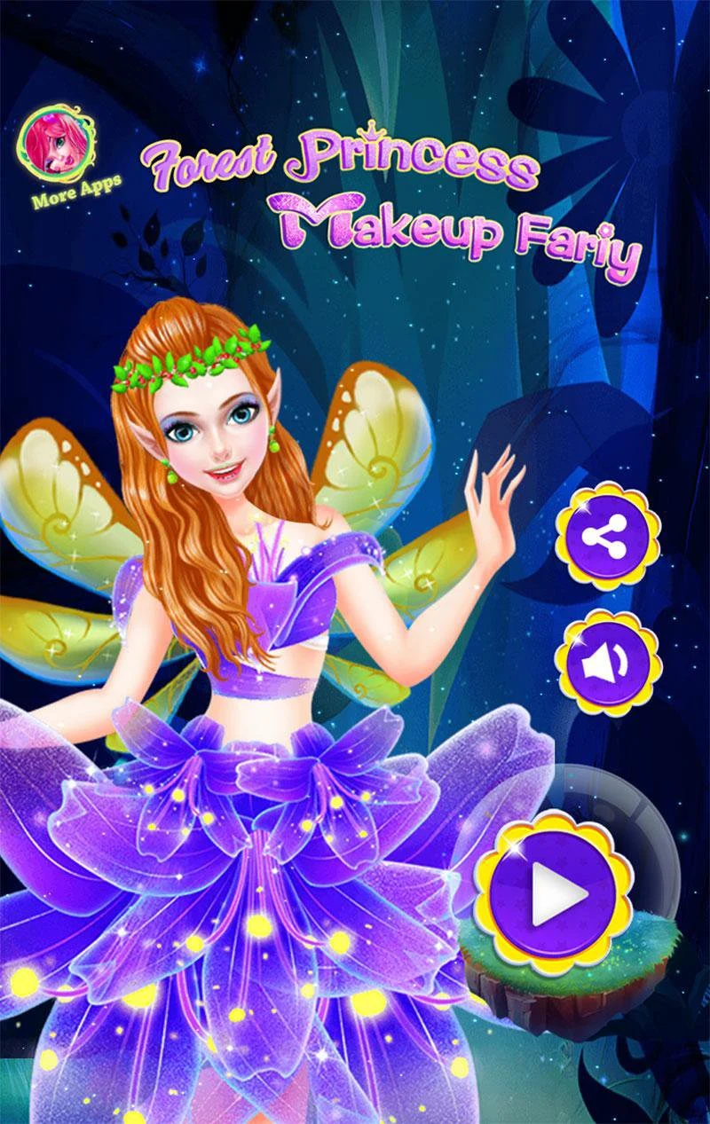 Forest Fairy Princess Makeup Salon screenshot